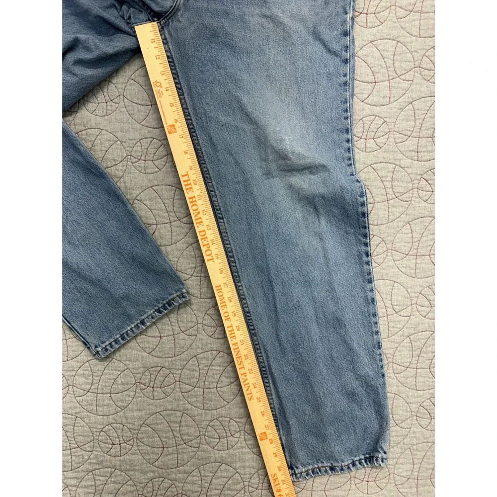 Levi's 550 Relaxed Fit Light Wash VTG 90s USA Denim / Mens 38x32